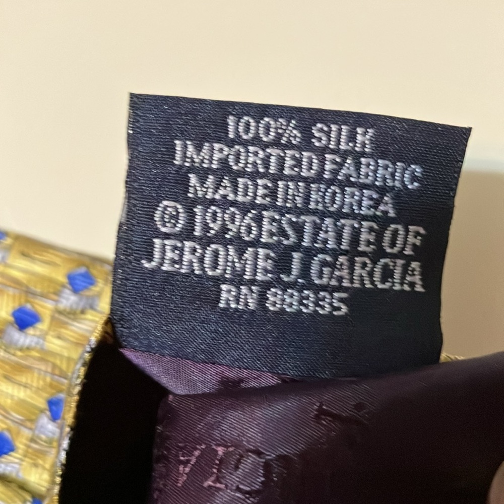 J. Garcia Ritual Moon Collection Silk Tie - Picture 6 of 6